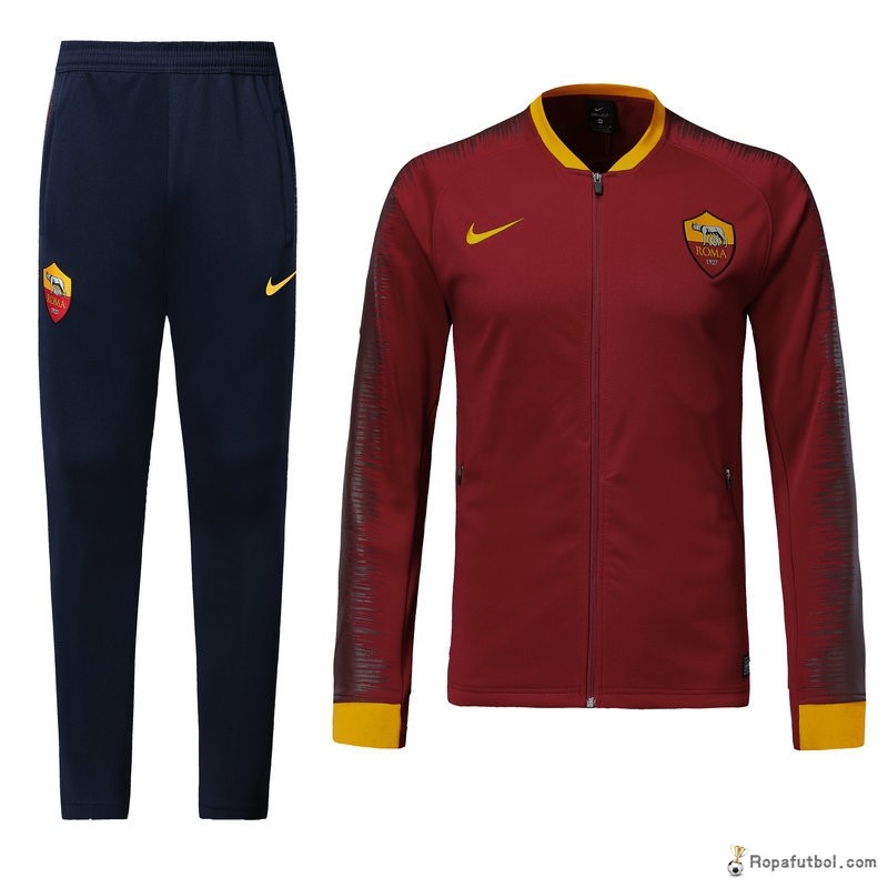 Chandal AS Roma 2018/19 Rojo Marino